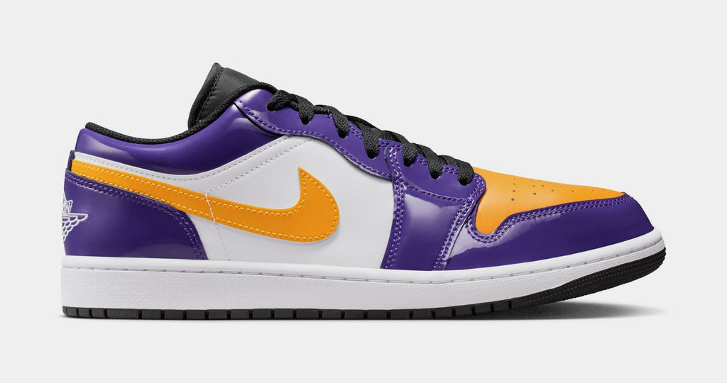 Air Jordan 1 Low SE Mens Lifestyle Shoes (Court Purple/White/Black/University Gold)