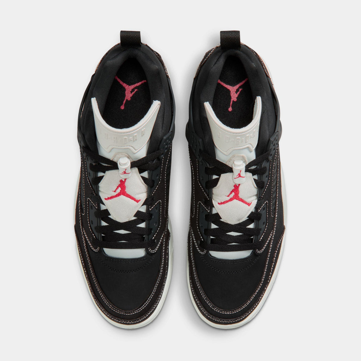 Spizike Low Black Denim Mens Basketball Shoes (Black/University Red/Gum Medium Brown/Sail)