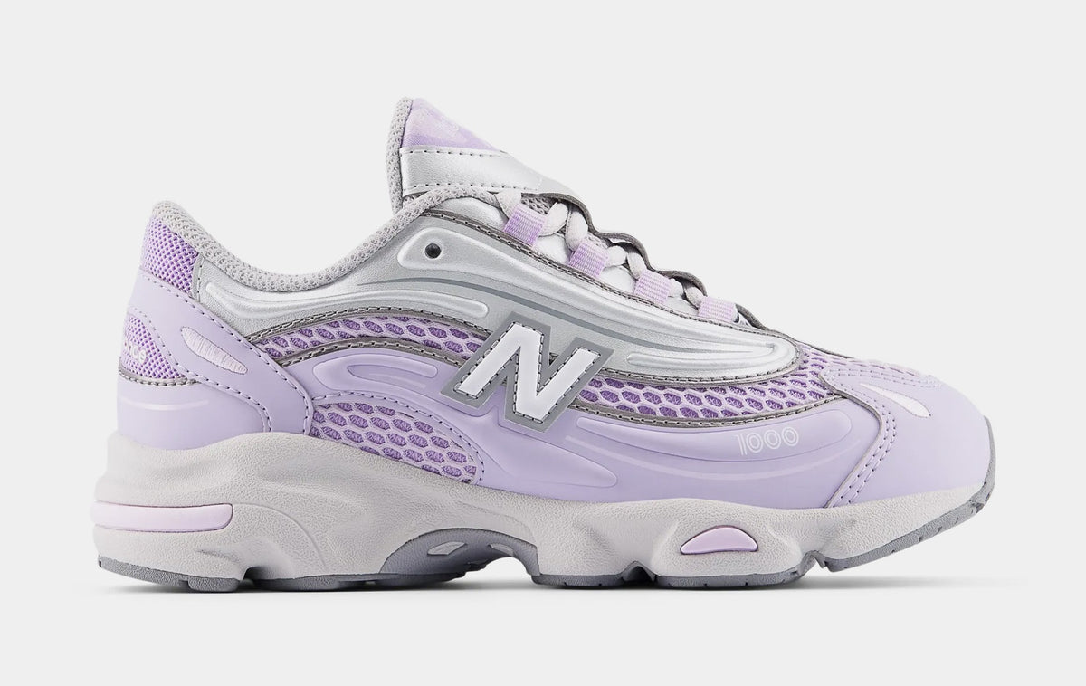 1000 Preschool Running Shoes (Bright Lavender/Light Silver Metallic)