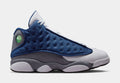 Air Jordan 13 Retro Navy And Flint Grey Mens Lifestyle Shoes (Navy/University Blue/Flint Grey/White) Free Shipping