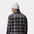 Brooklyn Graphic Flannel Mens Long Sleeve Shirt (Black/Sail)