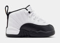 Air Jordan 12 Retro Taxi Infant Toddler Lifestyle Shoes (White/Black/Taxi)