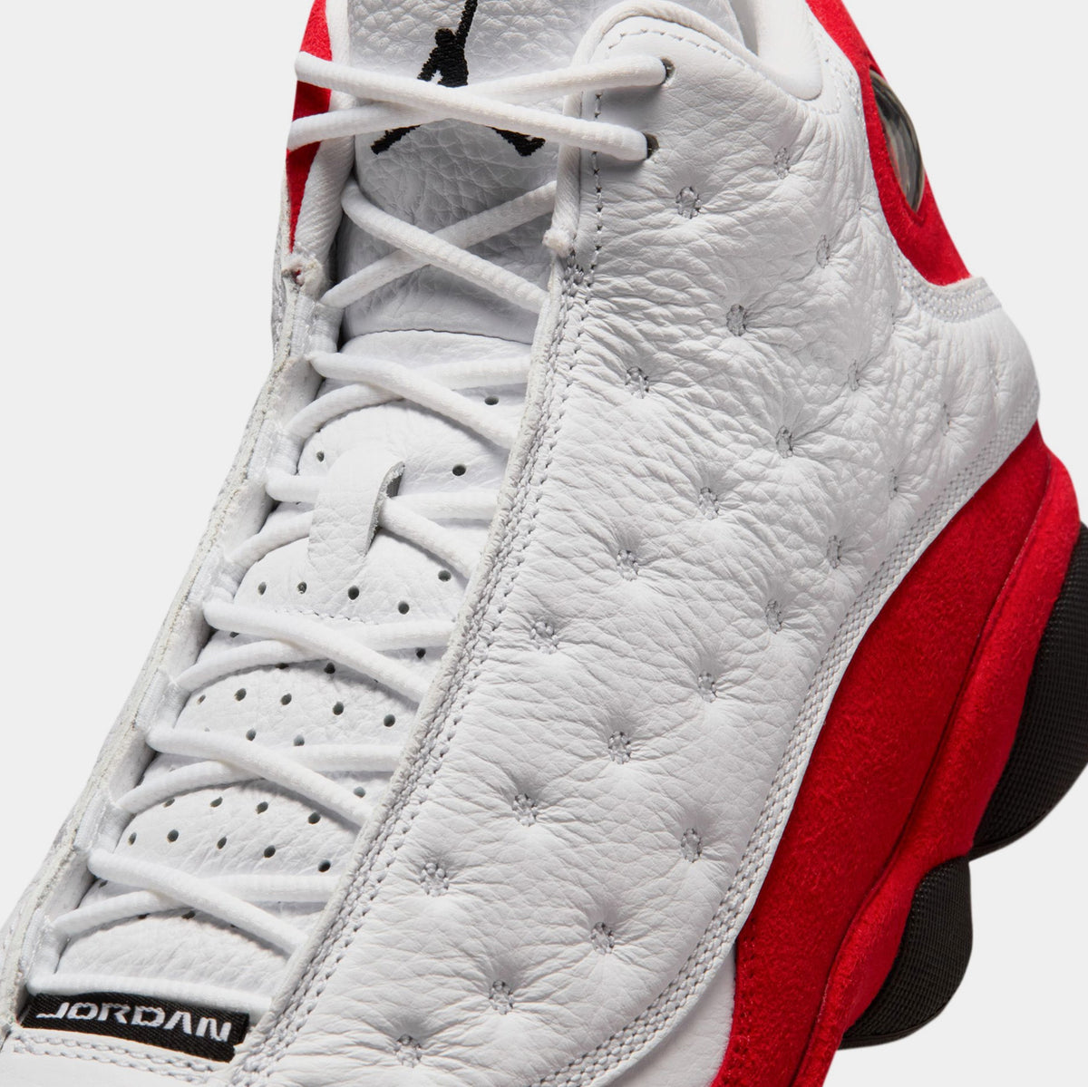 Air Jordan 13 Retro White And University Red Mens Lifestyle Shoes (White/Black/True Red)