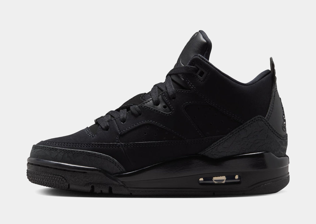 Son of Mars Low Grade School Lifestyle Shoes (Black/Dark Smoke Grey)
