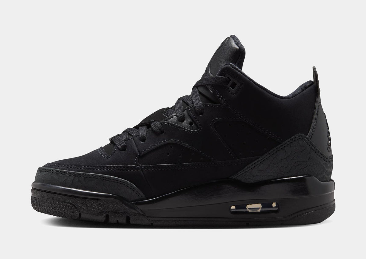 Son of Mars Low Grade School Lifestyle Shoes (Black/Dark Smoke Grey)