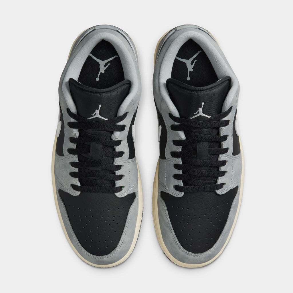 Air Jordan 1 Low SE Mens Lifestyle Shoes (Light Smoke Grey/White/Off Noir)