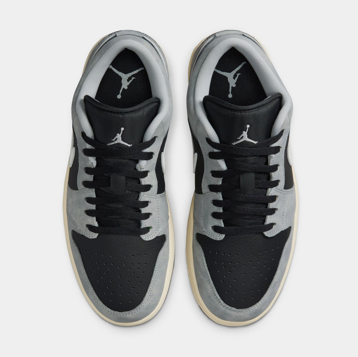 Air Jordan 1 Low SE Mens Lifestyle Shoes (Light Smoke Grey/White/Off Noir)