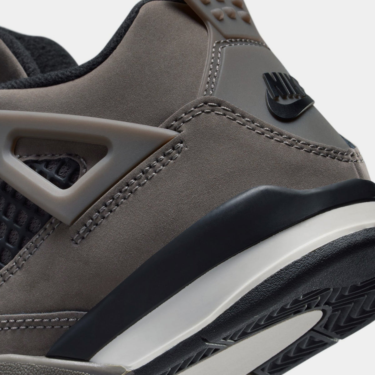 Air Jordan 4 Retro Cave Stone And Black Preschool Lifestyle Shoes (Cave Stone/Black/Phantom)