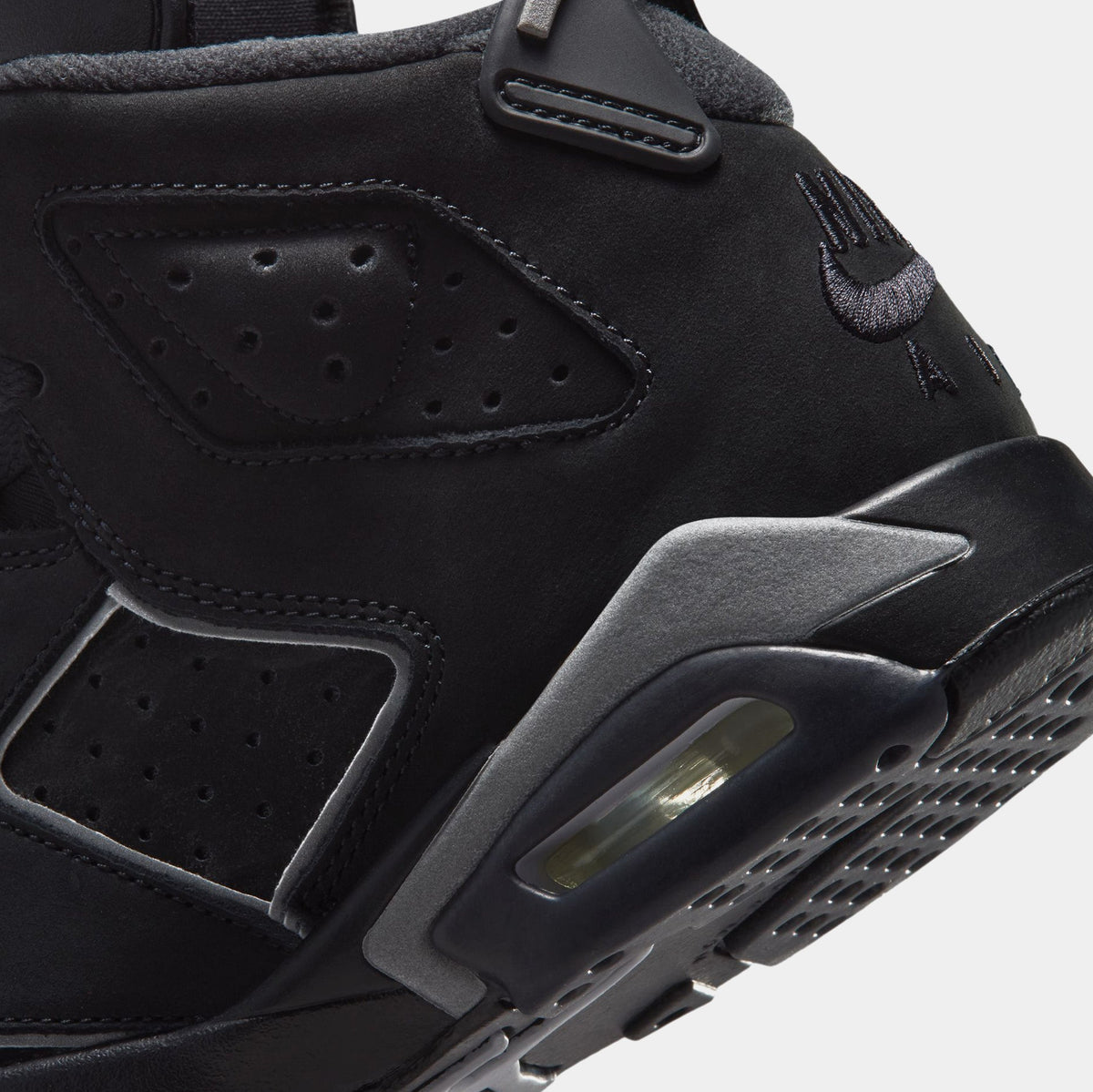 Air Jordan 6 Retro Cap And Gown Grade School Lifestyle Shoes (Black/Reflect Silver/Black)