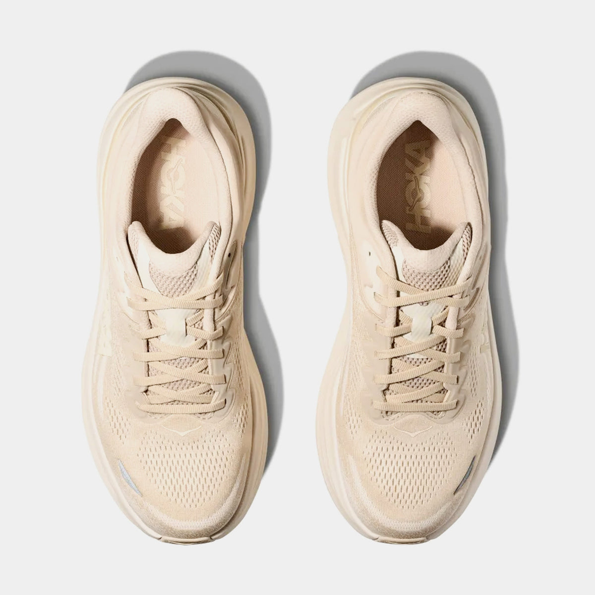Bondi 9 Mens Running Shoes (Oatmeal/Oat Milk)