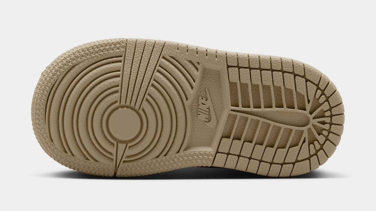 Air Jordan 1 Retro High OG Khaki Infant Toddler Lifestyle Shoes (Khaki/Sail/Coconut Milk/Cargo Khaki) Free Shipping
