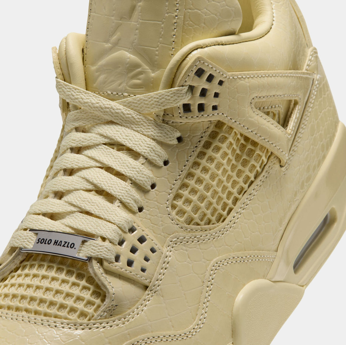 Air Jordan 4 Retro x J Balvin Amazonas Mens Lifestyle Shoes (Lemonade/Lemonade)