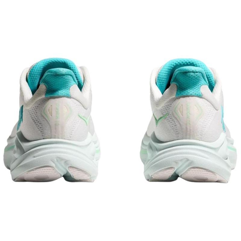 HOKA Clifton 10 White/Cielo Blue Women's Running Shoes