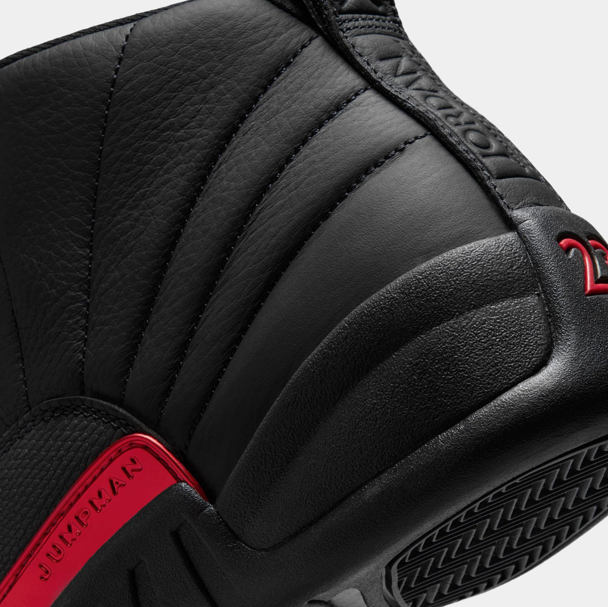 Air Jordan 12 Retro Bloodline Mens Lifestyle Shoes (Black/Varsity Red) Free Shipping