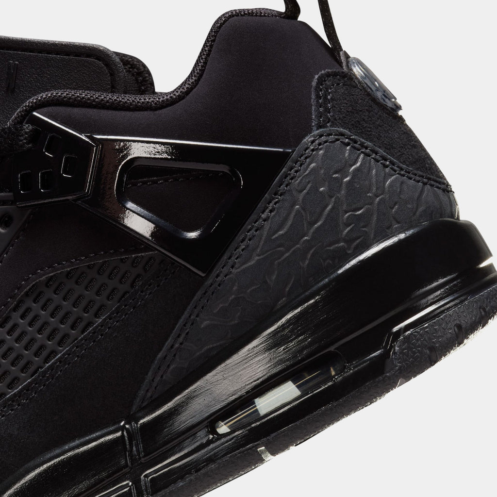 Spizike Low Grade School Basketball Shoes (Black/Anthracite)