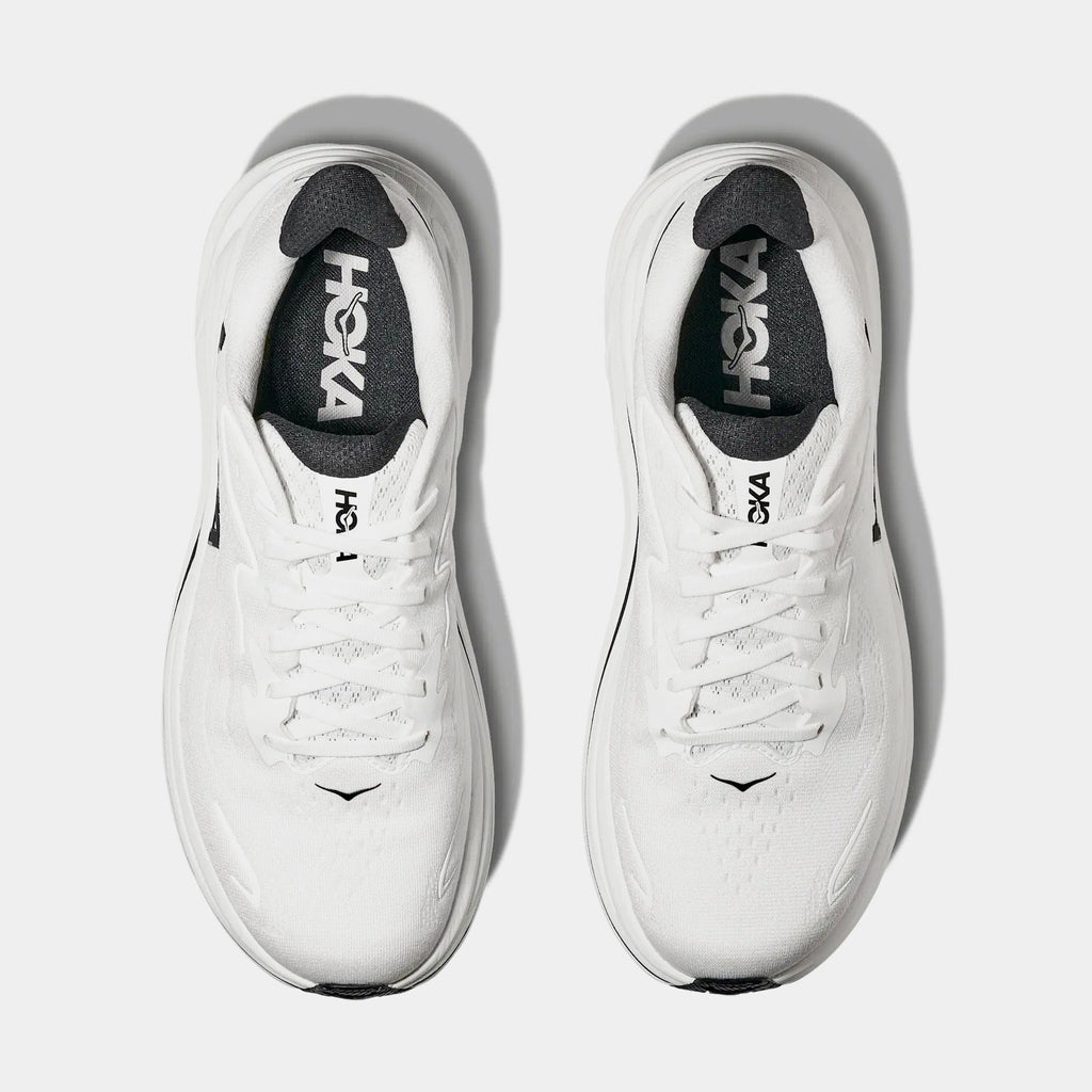 Clifton 10 Mens Running Shoes (White/Black)
