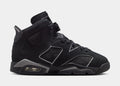 Air Jordan 6 Retro Cap And Gown Grade School Lifestyle Shoes (Black/Reflect Silver/Black)