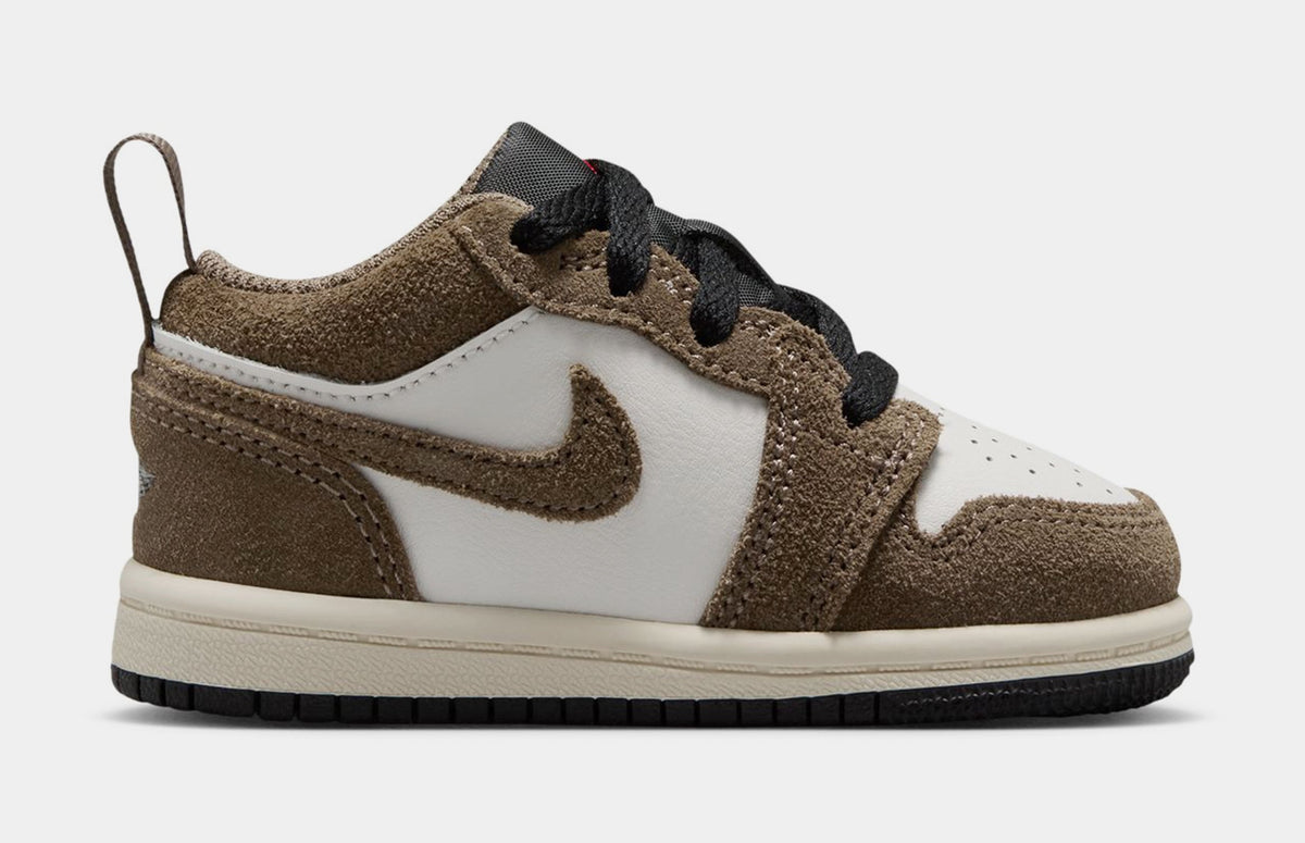 Air Jordan 1 Low Palomino Infant Toddler Lifestyle Shoes (Palomino/Black/Phantom/Sail)