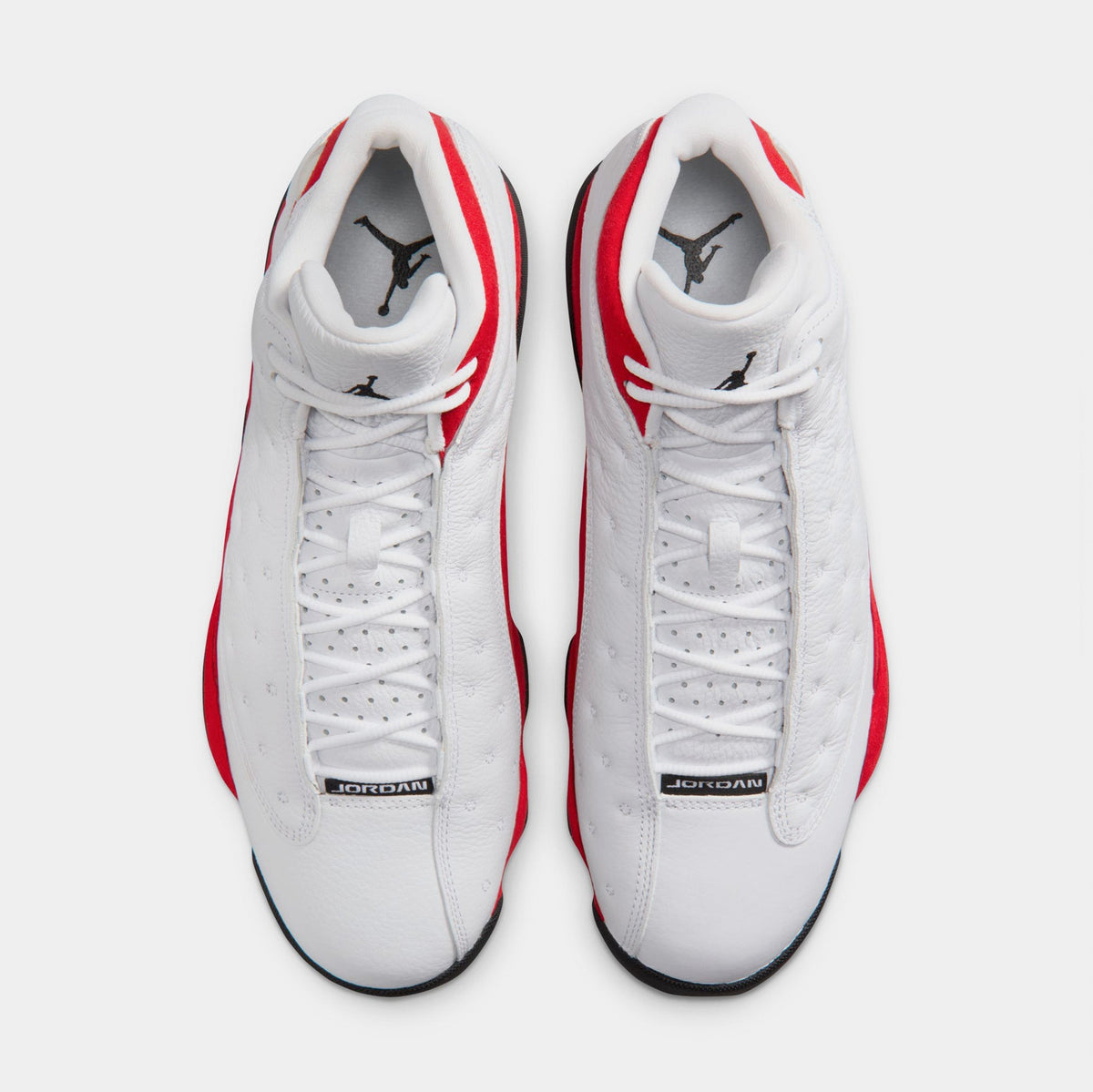 Air Jordan 13 Retro White And University Red Mens Lifestyle Shoes (White/Black/True Red)