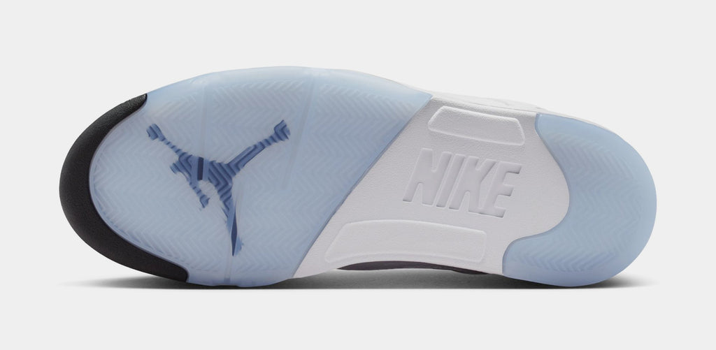 Air Jordan 5 Retro OG White Metallic Mens Lifestyle Shoes (White/Metallic Silver/Black)