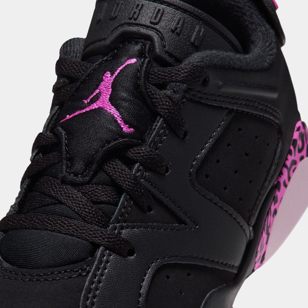 Air Jordan 6 Retro Fearless Preschool Lifestyle Shoes (Black/Laser Fushia/Pink Foam)