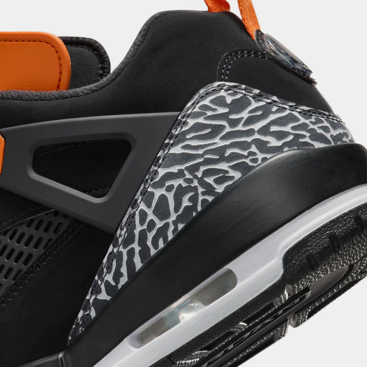 Spizike Low Mens Basketball Shoes (Black/Starfish/White)