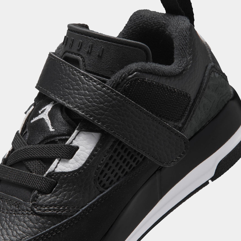 Spizike Low Preschool Basketball Shoes (Black/White/Anthracite/White)