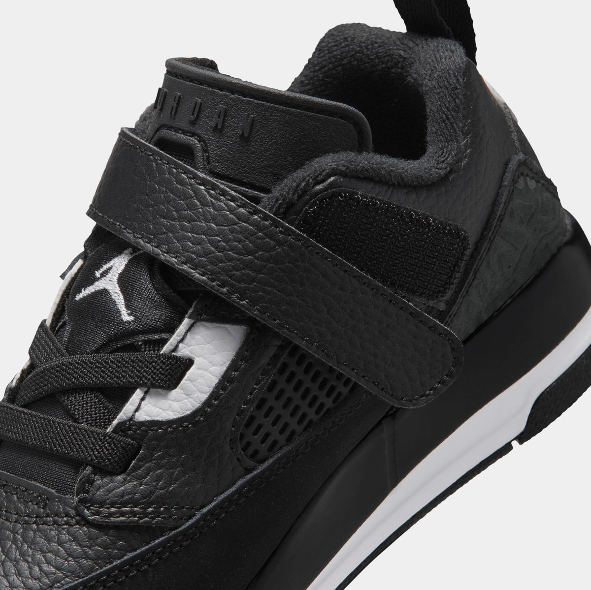 Spizike Low Preschool Basketball Shoes (Black/White/Anthracite/White)