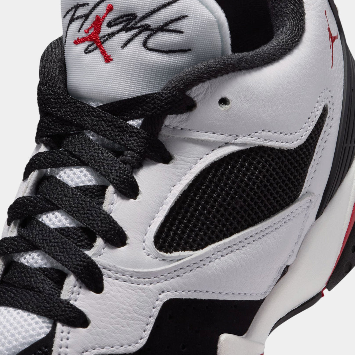 Air Jordan MVP 92 Grade School Basketball Shoes (White/Gym Red/Black)