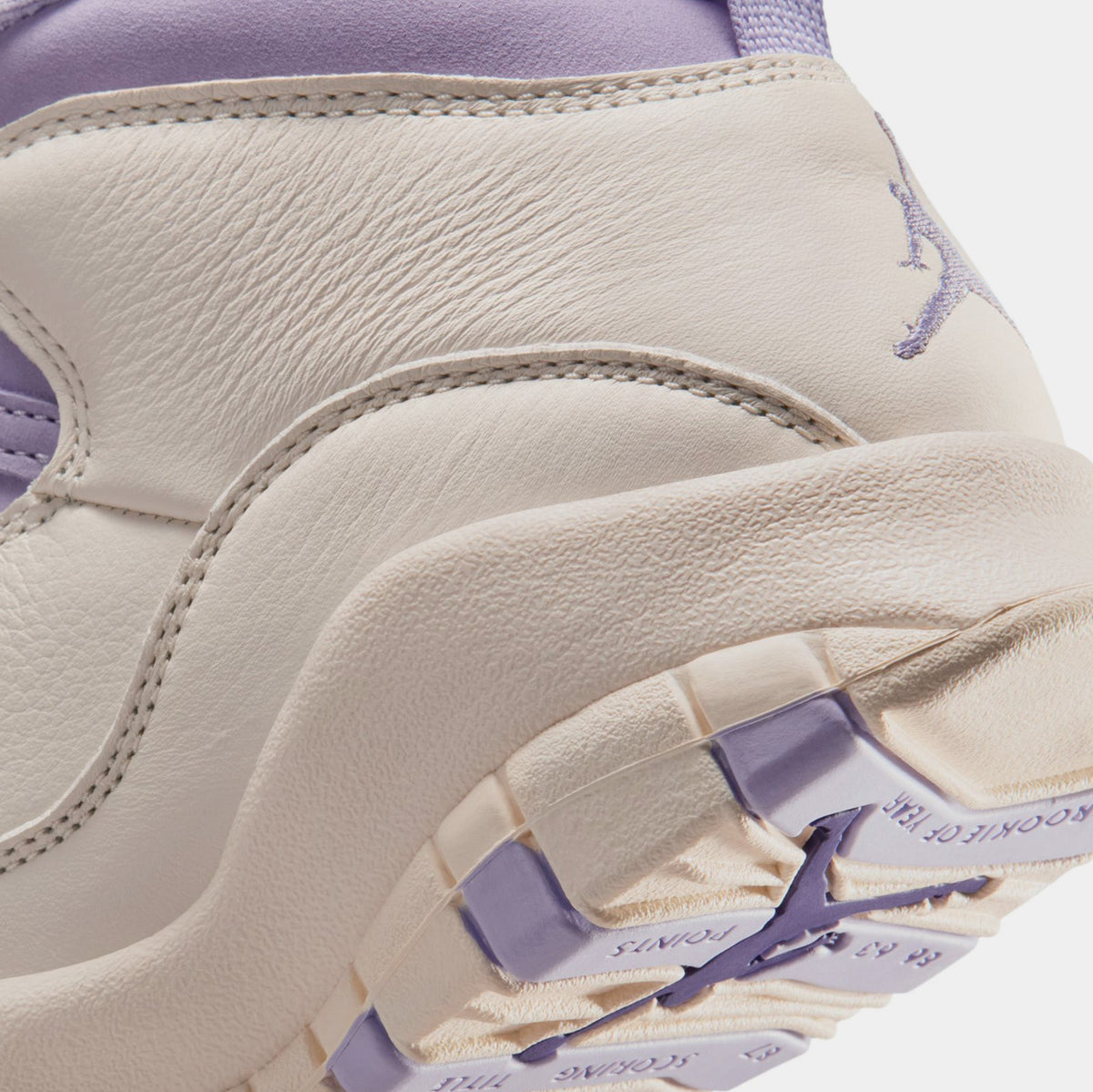Air Jordan 10 Retro Hydrangeas Womens Lifestyle Shoes (Chalk/Hydrangeas/Wild Grape)