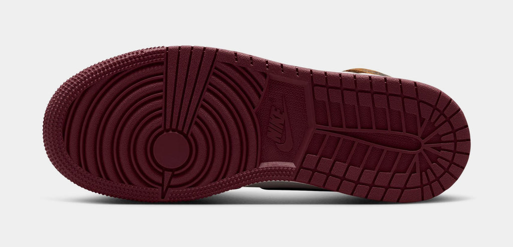 Air Jordan 1 Retro High OG Love Letter Grade School Lifestyle Shoes (Shadow Brown/Team Red/Light British Tan) Free Shipping