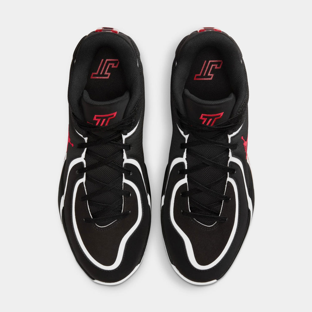 Tatum 4 Mens Basketball Shoes (Black/University Red/White)