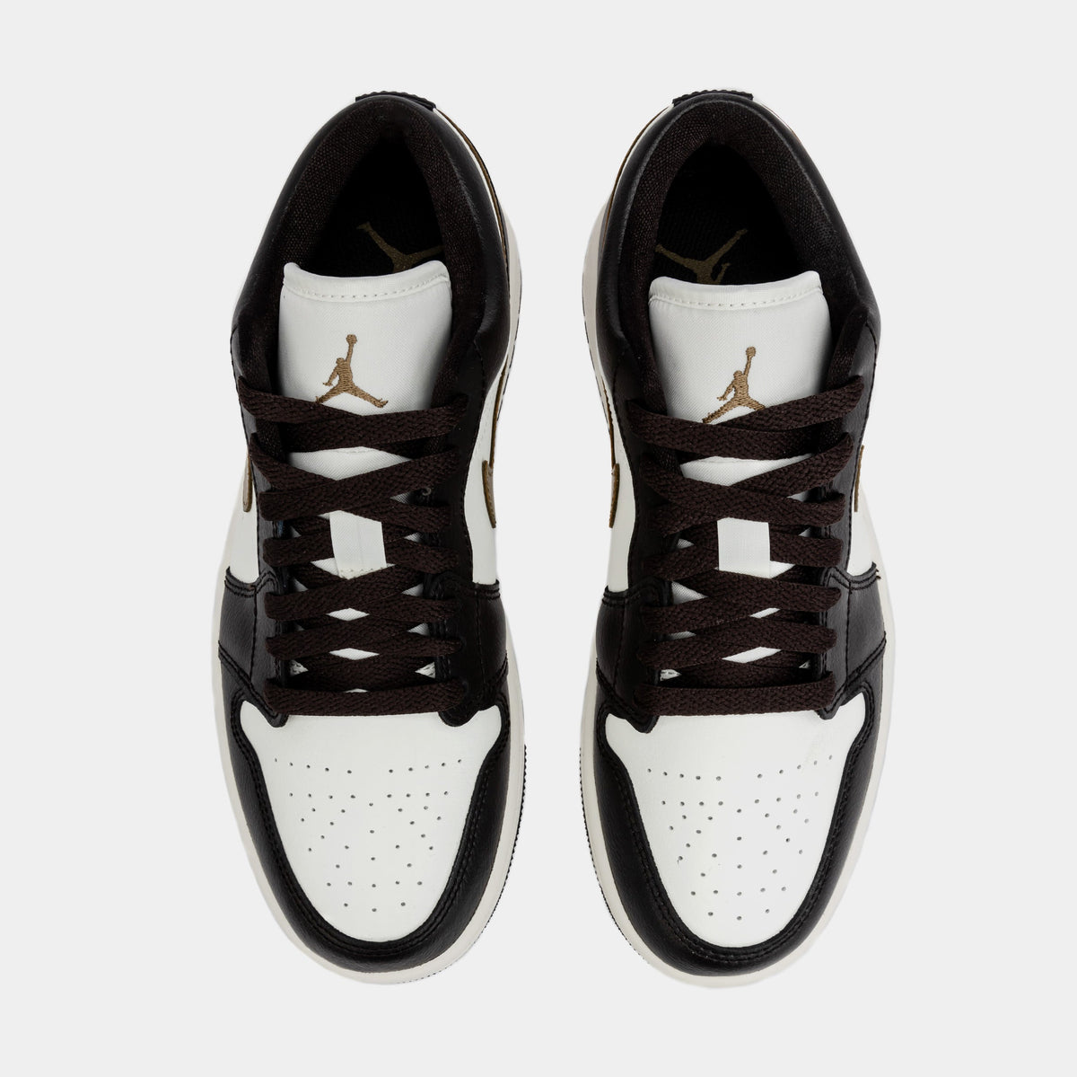 Air Jordan 1 Retro Low Shadow Brown Womens Lifestyle Shoes (Shadow Brown/Brown Kelp/Sail)