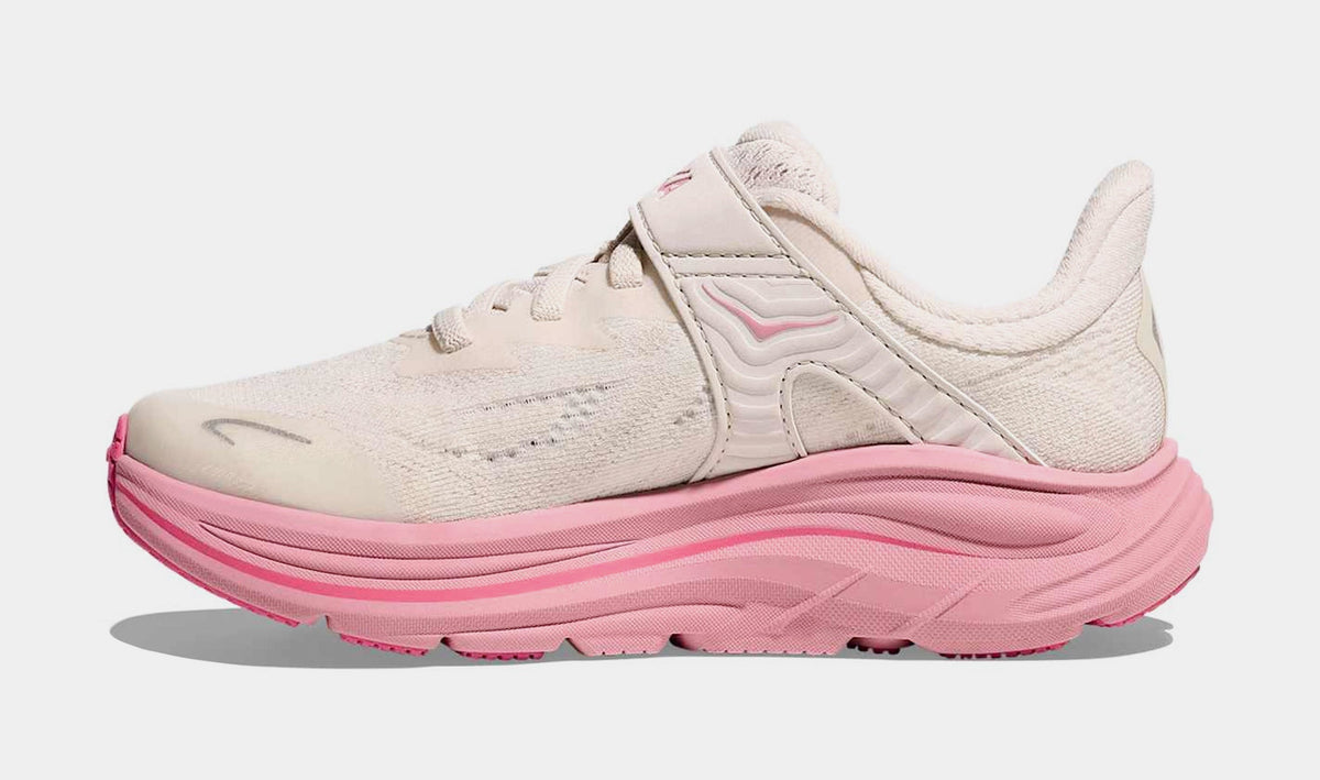 Clifton 10 Preschool Running Shoes (Beige/Pink)