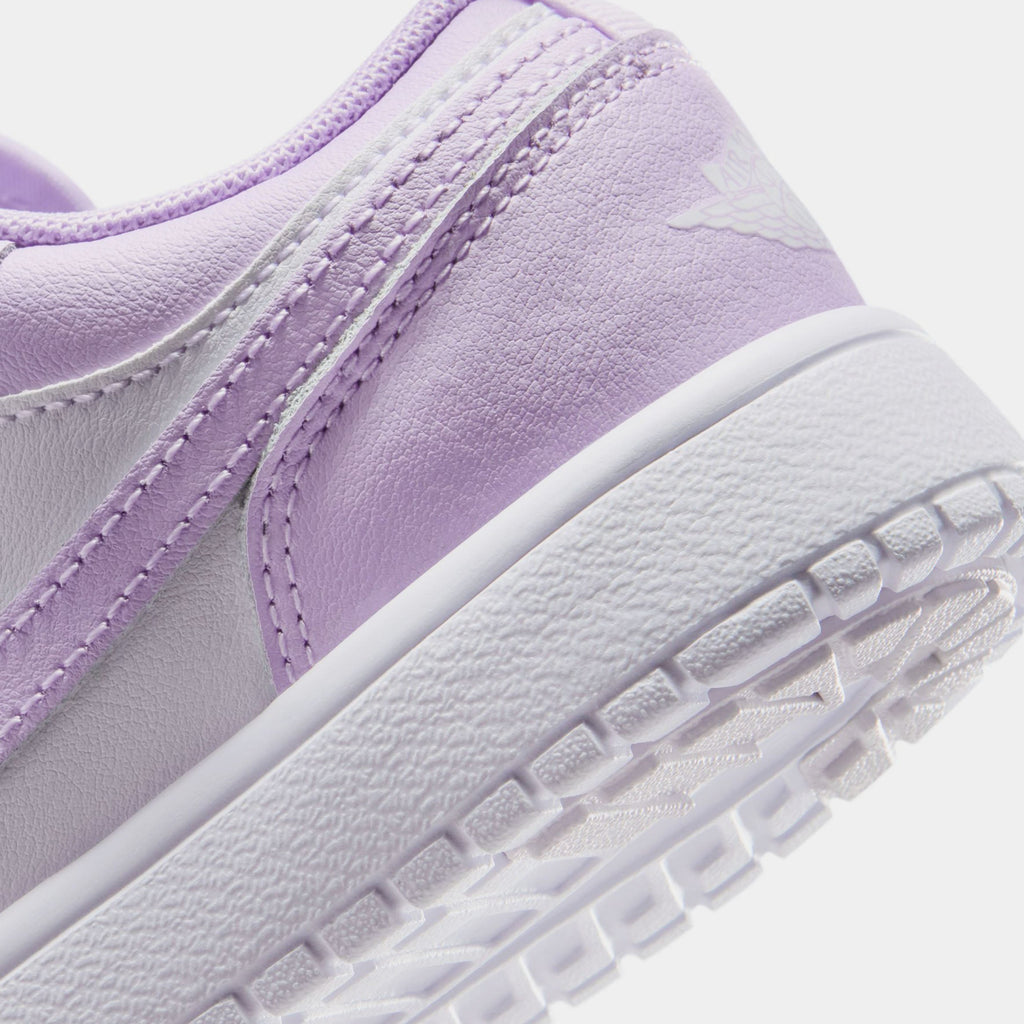 Air Jordan 1 Low Preschool Lifestyle Shoes (Barely Grape/White/Violet Mist)