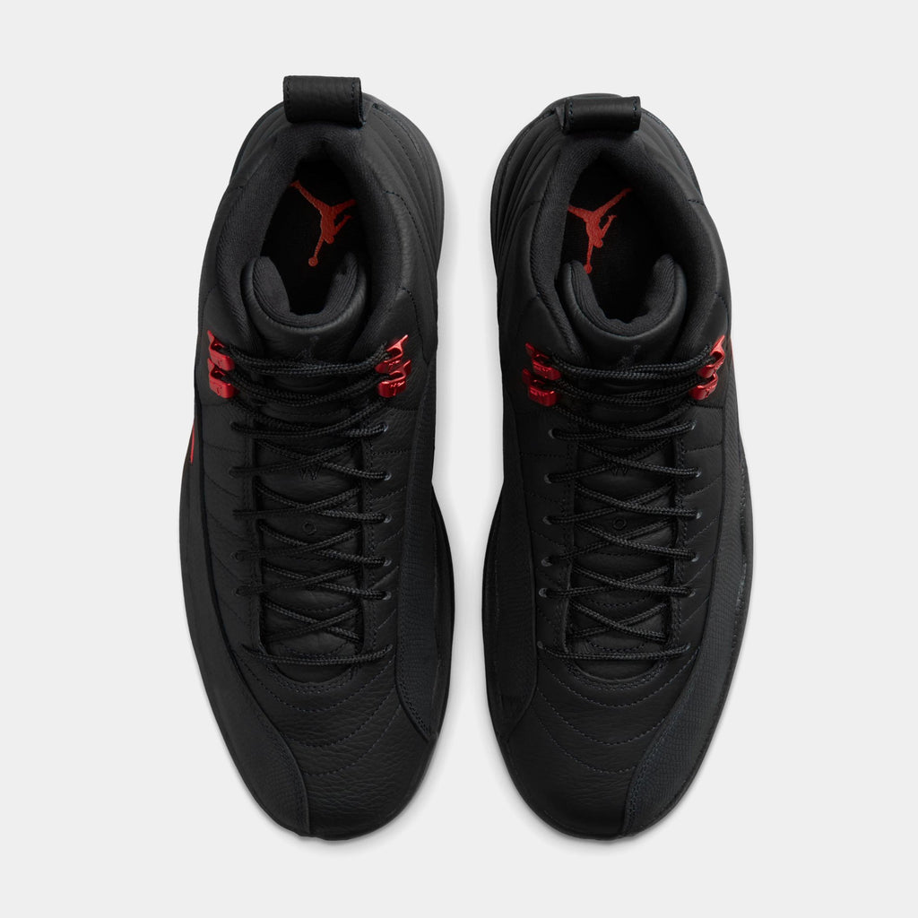 Air Jordan 12 Retro Bloodline Mens Lifestyle Shoes (Black/Varsity Red) Free Shipping