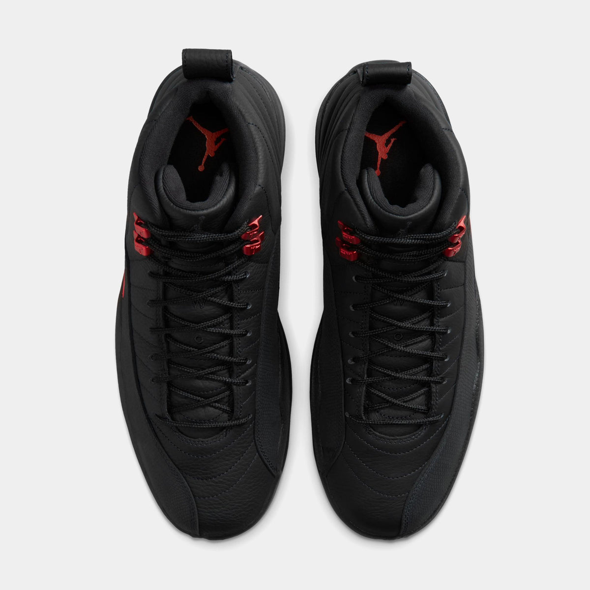 Air Jordan 12 Retro Bloodline Mens Lifestyle Shoes (Black/Varsity Red) Free Shipping