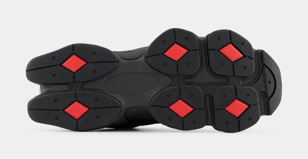 9060 Mens Lifestyle Shoes (Black/Red)