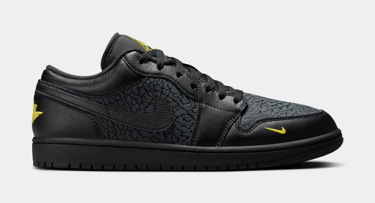 Air Jordan 1 Low SE Mens Lifestyle Shoes (Black/Tour Yellow/Anthracite)