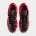 Air Jordan 1 Low SE Grade School Lifestyle Shoes (Black/White/Varsity Red)