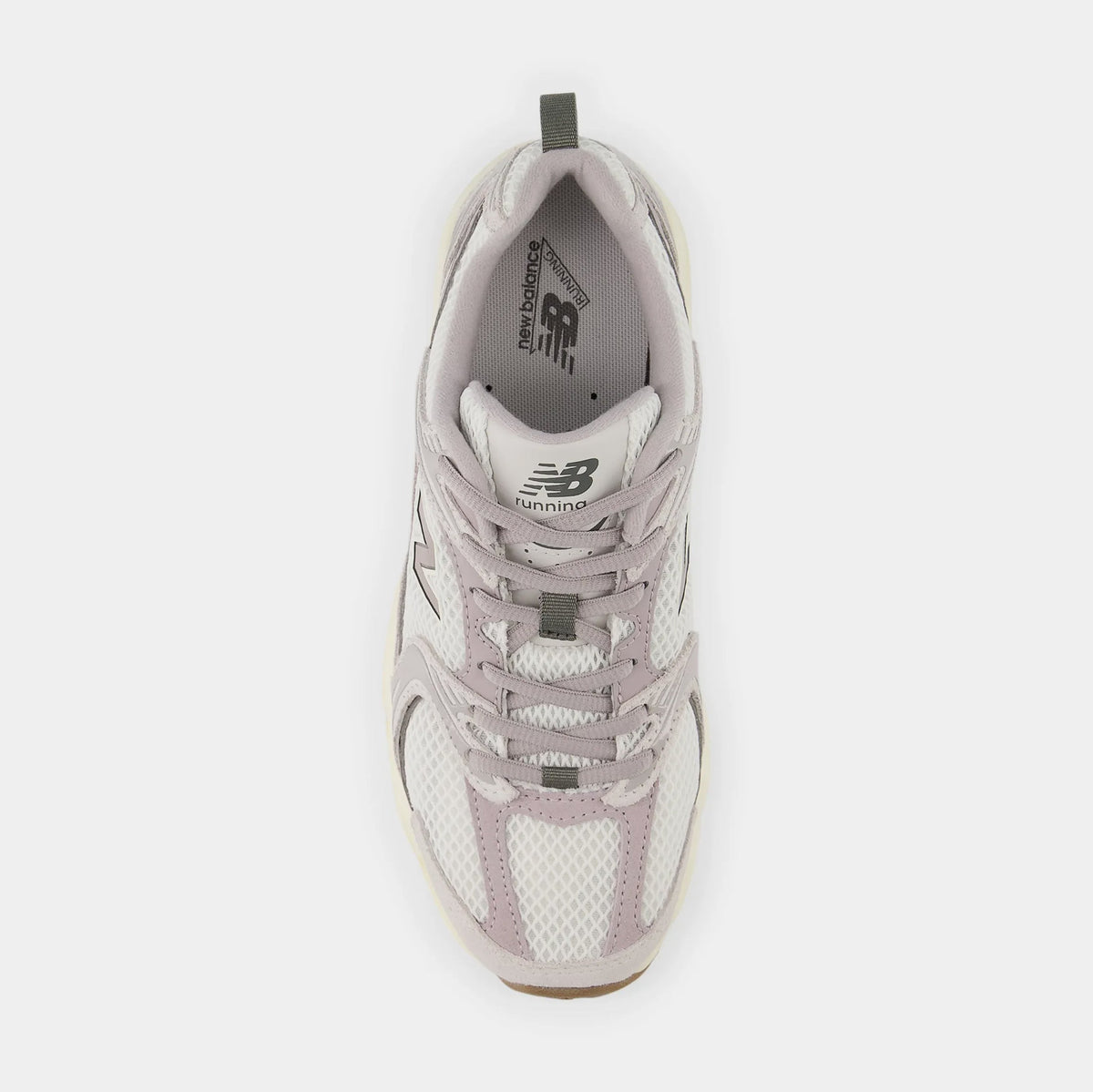 530 Mens Running Shoes (Grey Matter/Mauve)