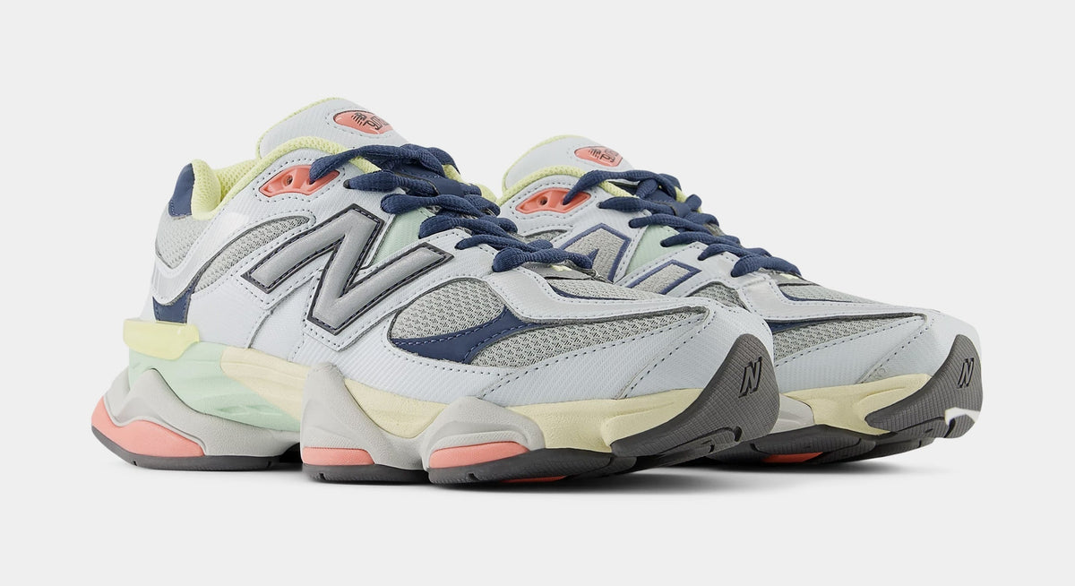 9060 Mens Lifestyle Shoes (Grey/Yellow/Navy)