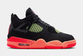 Air Jordan 4 Retro Black Infrared 23 Grade School Lifestyle Shoes (Black/Infrared 23/Bright Mango)