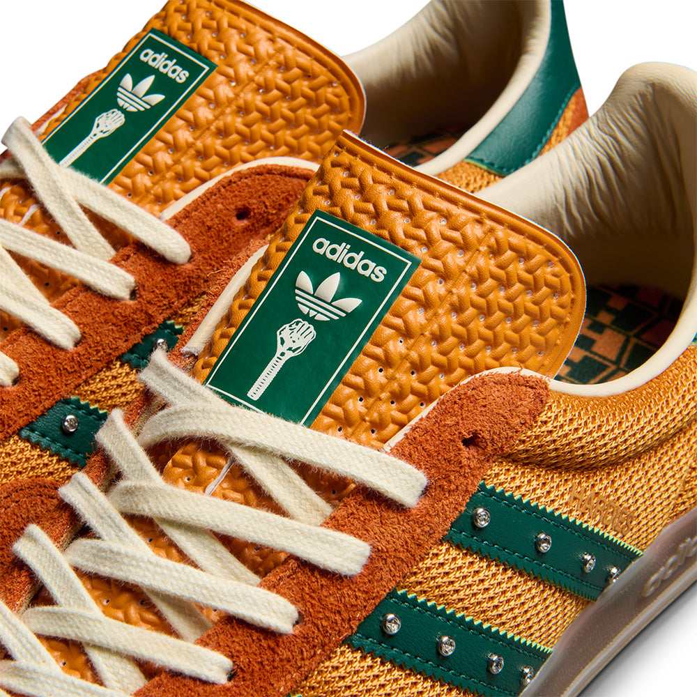 ADIDAS X HARDIES GAZELLE INDOOR RUSTIC ORANGE / COLLEGIATE GREEN / GUM