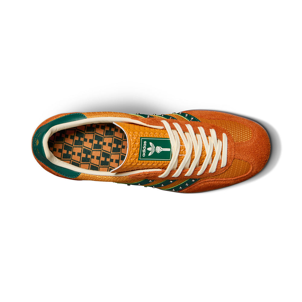 ADIDAS X HARDIES GAZELLE INDOOR RUSTIC ORANGE / COLLEGIATE GREEN / GUM