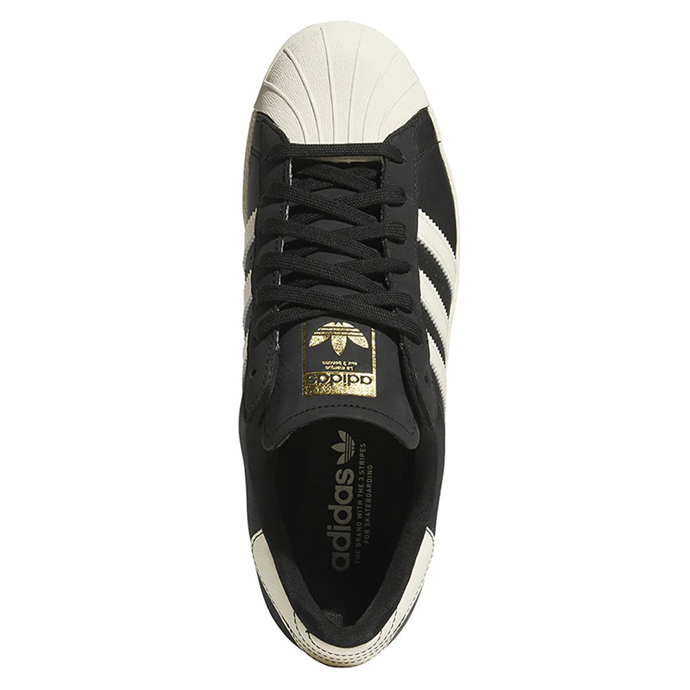 ADIDAS SUPERSTAR 80 ADV CORE BLACK / CREAM WHITE / METALLIC GOLD