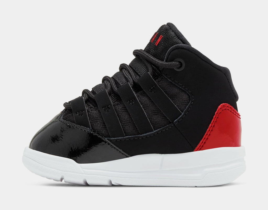 Max Aura Infant Toddler Lifestyle Shoes (Black/Gym Red/White)
