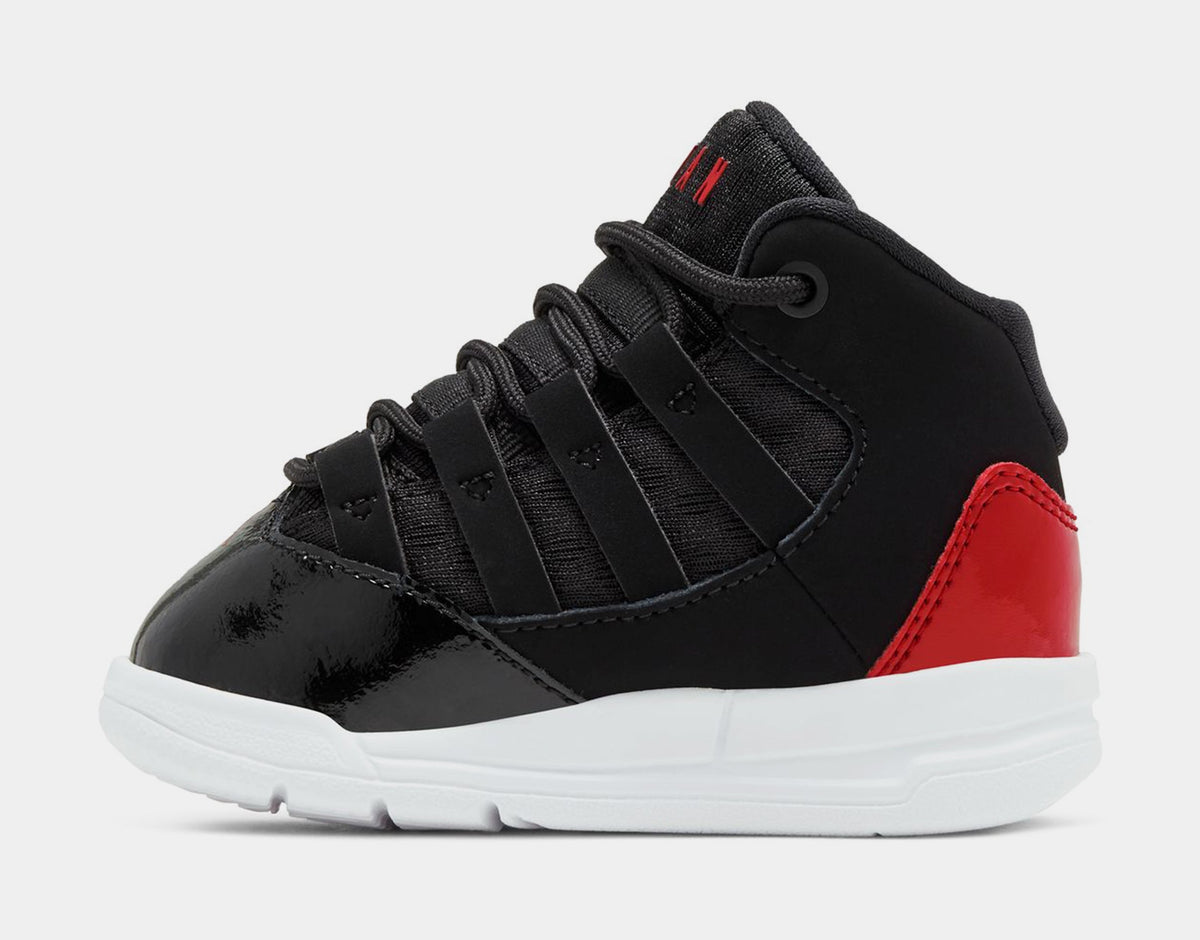 Max Aura Infant Toddler Lifestyle Shoes (Black/Gym Red/White)