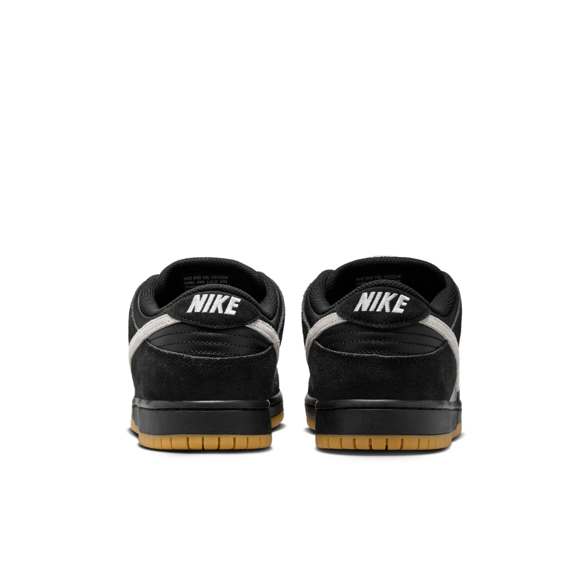 NIKE SB DUNK LOW PRO BLACK / WHITE-BLACK-GUM LIGHT BROWN