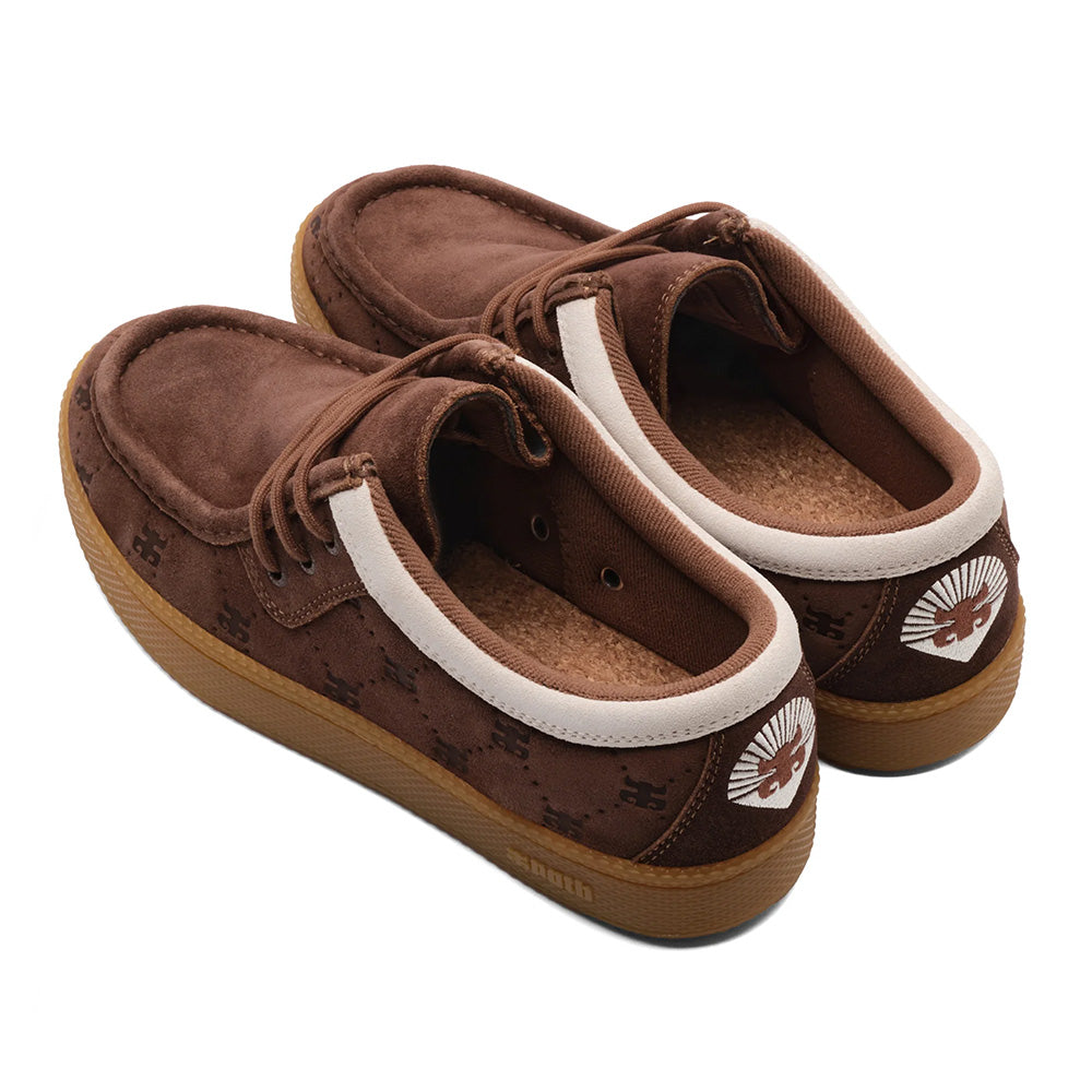IPATH CATS LOW BROWN EMBOSSED SUEDE